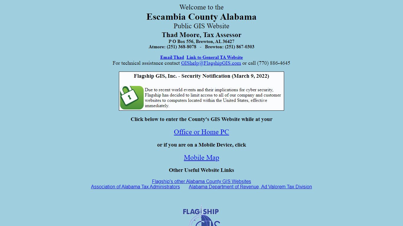 Escambia Public GIS Index